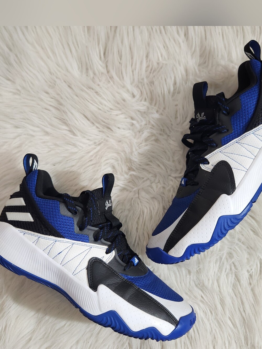 Adidas Royal Blue Dame Certified Basketball Shoes 11.5